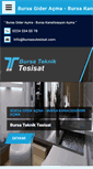 Mobile Screenshot of bursasutesisat.com